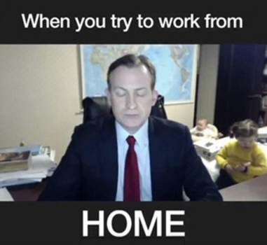 When you try working from home