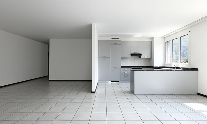 open-kitchen-white-tile-floors