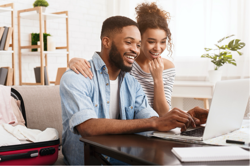 african-american-couple-on-computer-mortgage-eclosing