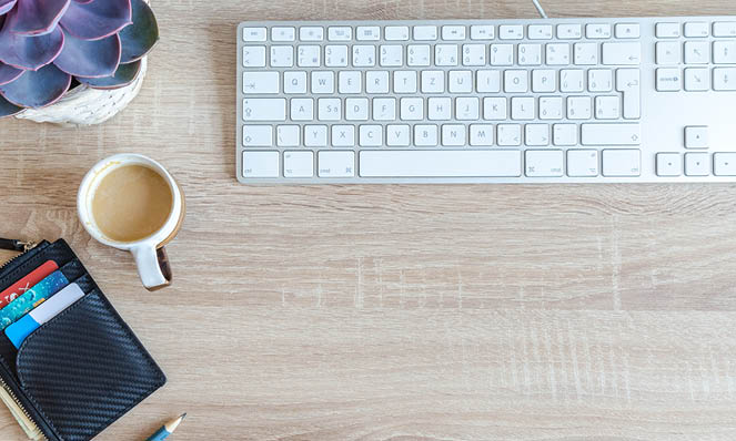 keyboard-flat-lay-coffee-wallet-succulent