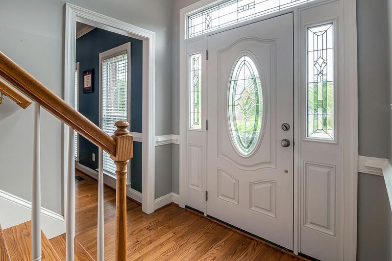 foyer of a traditional home purchased with a temporary interest rate buydown